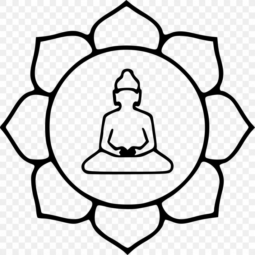Peace Symbols Buddhist Symbolism Buddhism, PNG, 1000x1000px, Peace Symbols, Area, Art, Artwork, Black And White Download Free