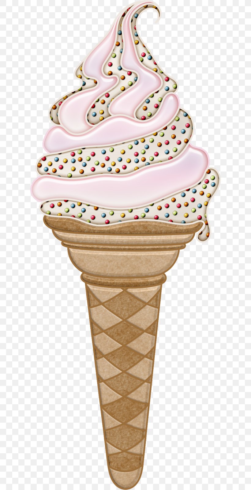 Sundae Ice Cream Cones, PNG, 624x1600px, Sundae, Baking Cup, Cone, Cream, Dairy Product Download Free