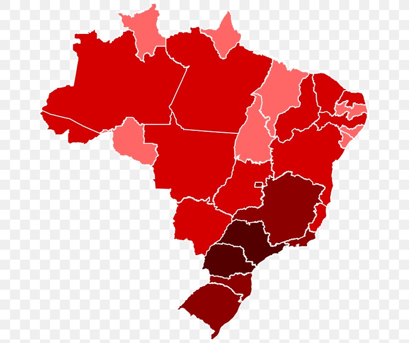 Brazil Vector Map, PNG, 702x687px, Brazil, Blank Map, Map, Photography, Red Download Free