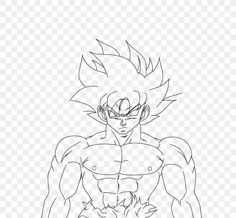 Goku Character White Aura Sketch, PNG, 930x860px, Goku, Arm, Artwork, Aura, Black Download Free