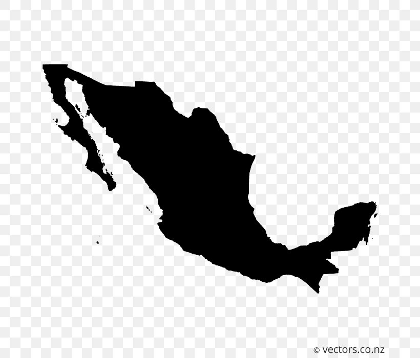 Mexico Vector Map, PNG, 700x700px, Mexico, Art, Black, Black And White, Drawing Download Free