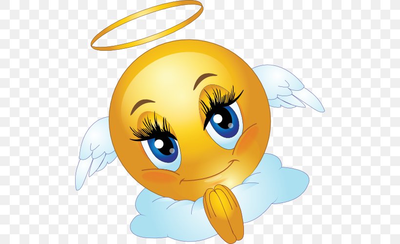Smiley Emoticon Angel Emoji Clip Art, PNG, 512x500px, Smiley, Angel, Art, Bird, Carnivoran Download Free