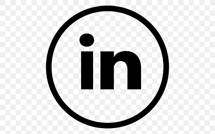 Social Media LinkedIn Social Networking Service Icon Design, PNG, 512x512px, Social Media, Area, Black And White, Blog, Brand Download Free