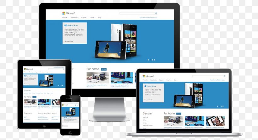 Responsive Web Design Web Development Digital Marketing, PNG, 768x445px, Responsive Web Design, Brand, Business, Communication, Computer Download Free