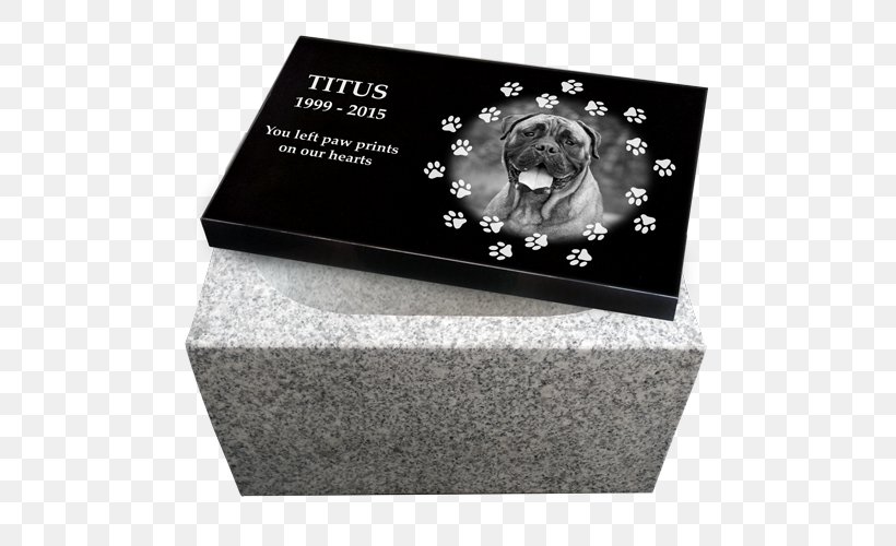 Dog Headstone Granite Urn Pet, PNG, 500x500px, Dog, Ashes Urn, Box, Commemorative Plaque, Cremation Download Free
