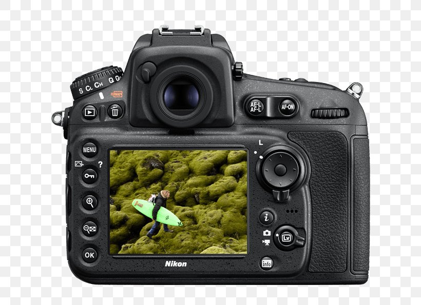 Full-frame Digital SLR Camera Nikon Photography, PNG, 700x595px, Digital Slr, Autofocus, Camera, Camera Accessory, Camera Lens Download Free