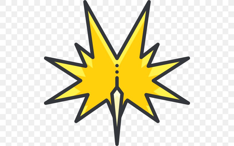 Leaf Yellow Star Pattern, PNG, 512x512px, Leaf, Star, Symbol, Symmetry, Yellow Download Free
