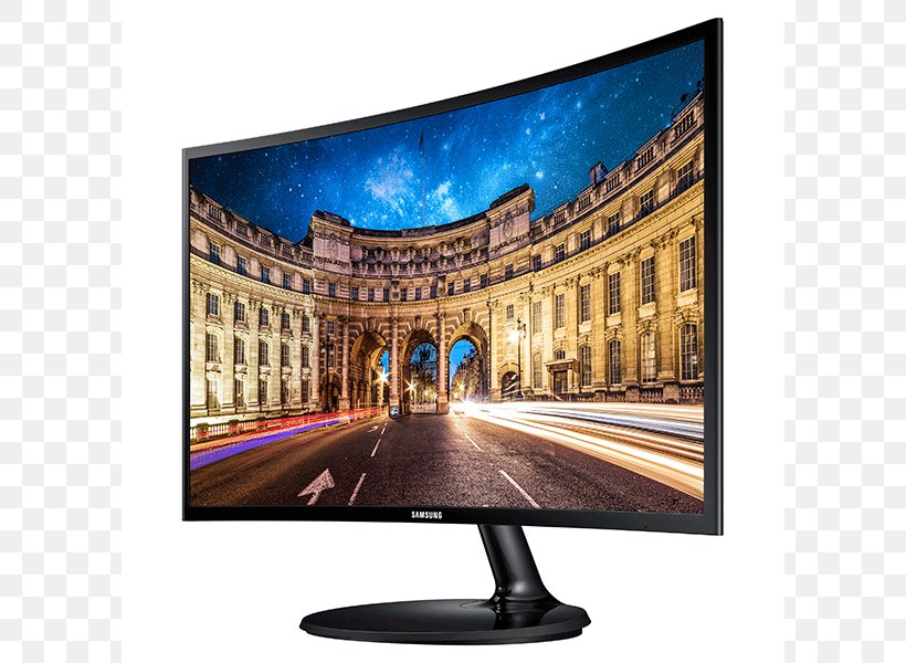 Computer Monitors Samsung CF391 Series LED-backlit LCD Curved Screen, PNG, 800x600px, Computer Monitors, Computer Monitor, Curved Screen, Display Advertising, Display Device Download Free