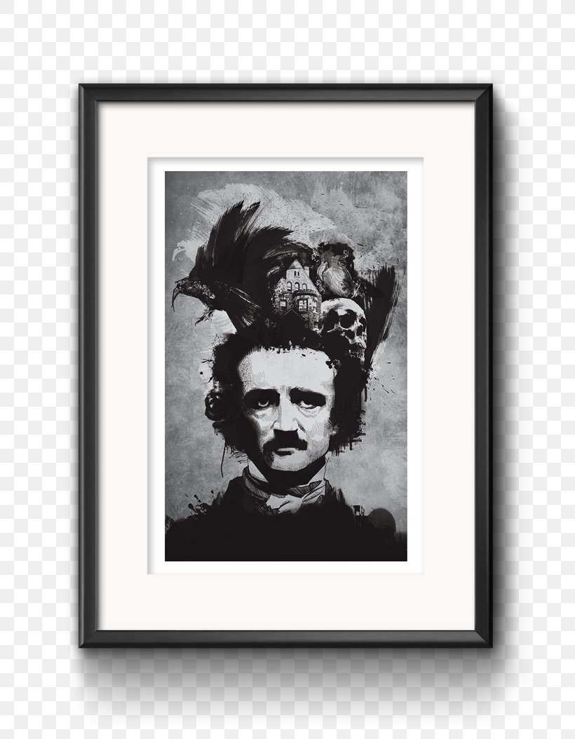 Edgar Allan Poe The Raven The Fall Of The House Of Usher El Poder De Las Palabras The Murders In The Rue Morgue, PNG, 800x1054px, Edgar Allan Poe, Art, Artwork, Author, Black And White Download Free
