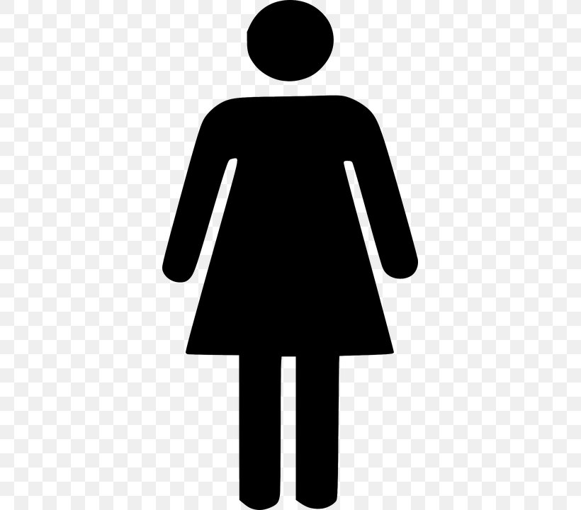 Unisex Public Toilet Bathroom Woman, PNG, 361x720px, Public Toilet, Bathroom, Black, Black And White, Female Download Free