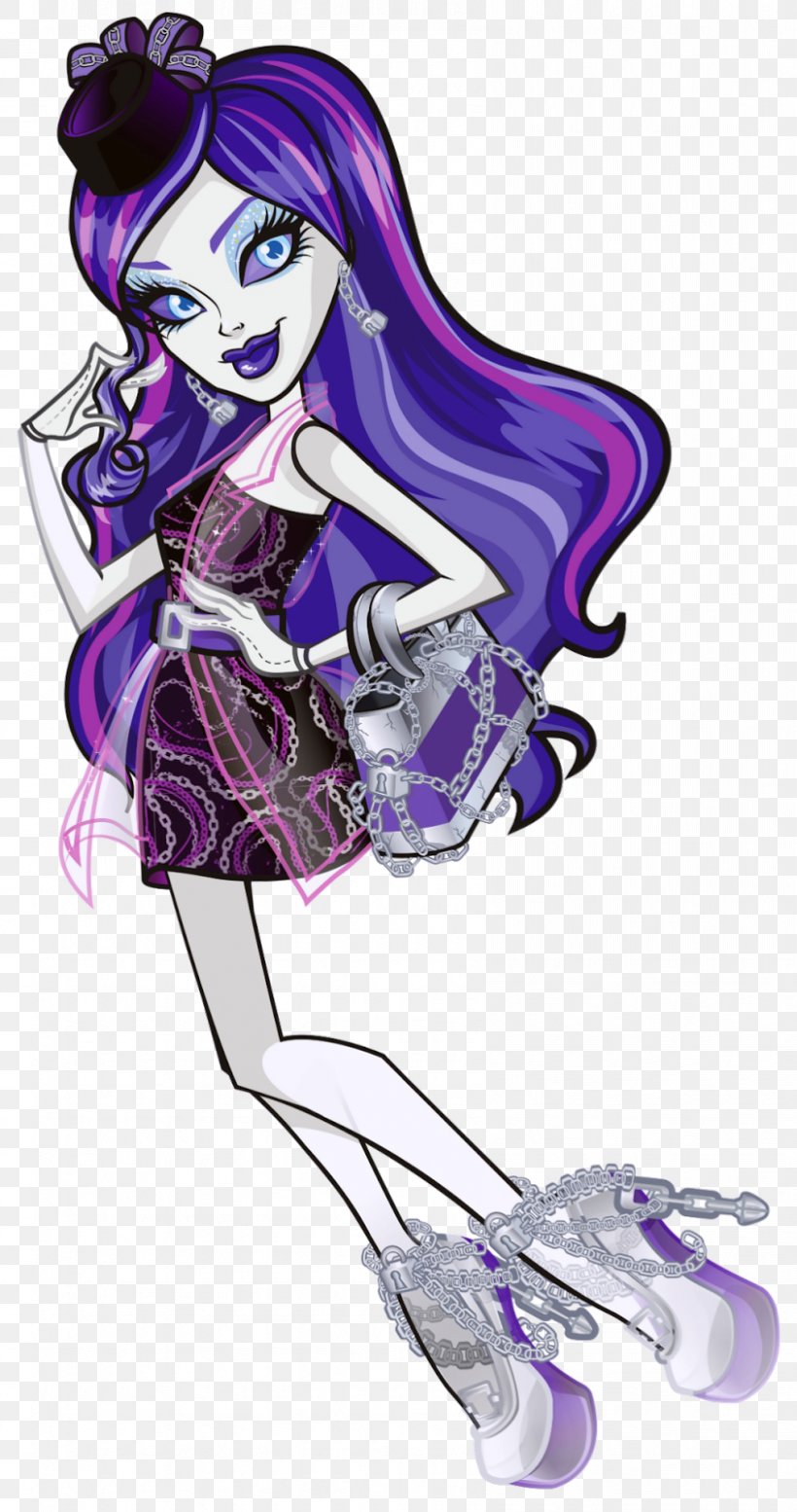 Monster High Spectra Vondergeist Daughter Of A Ghost Ghoul Doll, PNG, 844x1600px, Watercolor, Cartoon, Flower, Frame, Heart Download Free