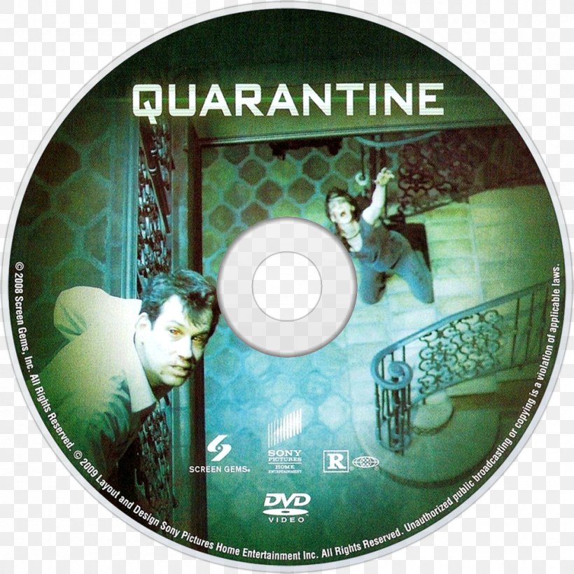 Quarantine 0 Horror Compact Disc Blu-ray Disc, PNG, 1000x1000px, 2008, Quarantine, Bluray Disc, Compact Disc, Dvd Download Free