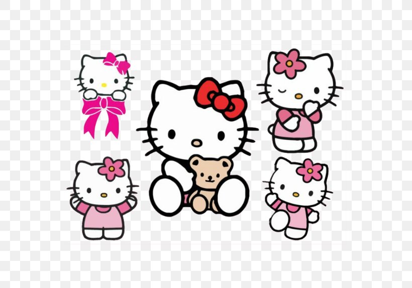 Hello Kitty Drawing Clip Art, PNG, 559x574px, Hello Kitty, Area, Art, Cartoon, Cat Download Free