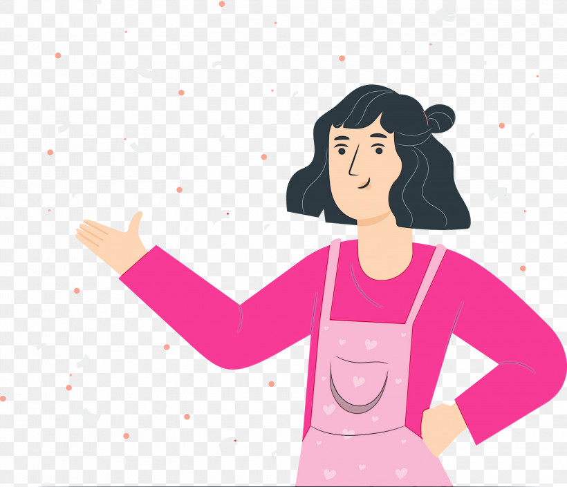 Human Character Pink M, PNG, 3000x2582px, Watercolor, Character, Human, Paint, Pink M Download Free
