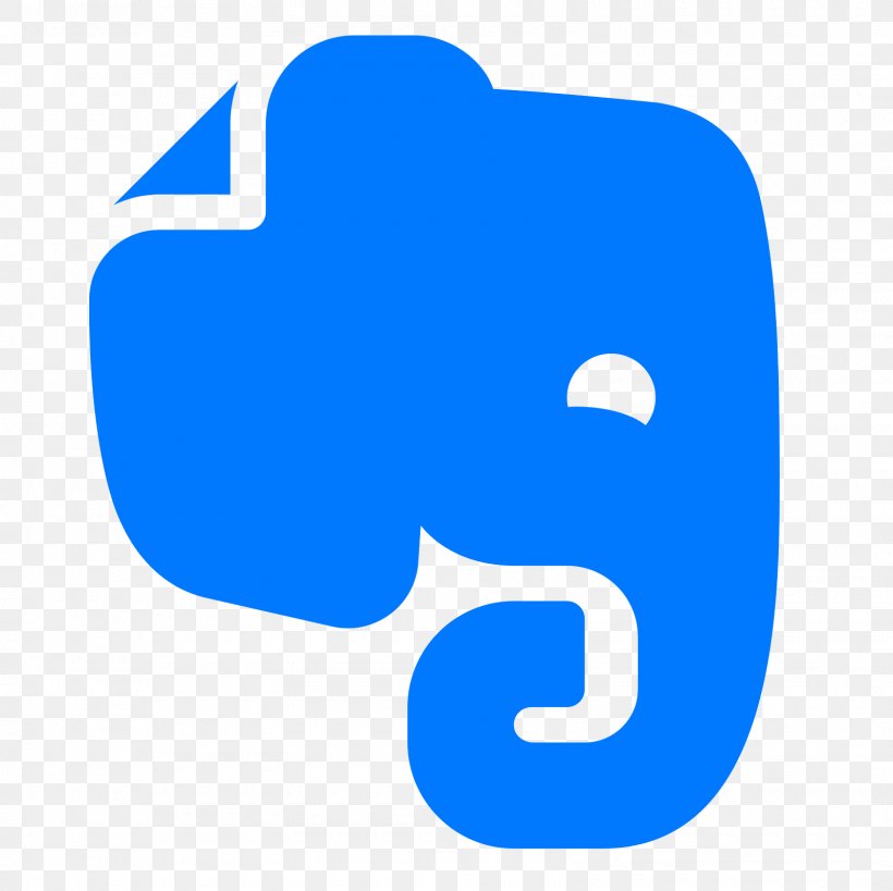 Evernote, PNG, 1600x1600px, App Store, Area, Blue, Brand, Electric Blue Download Free