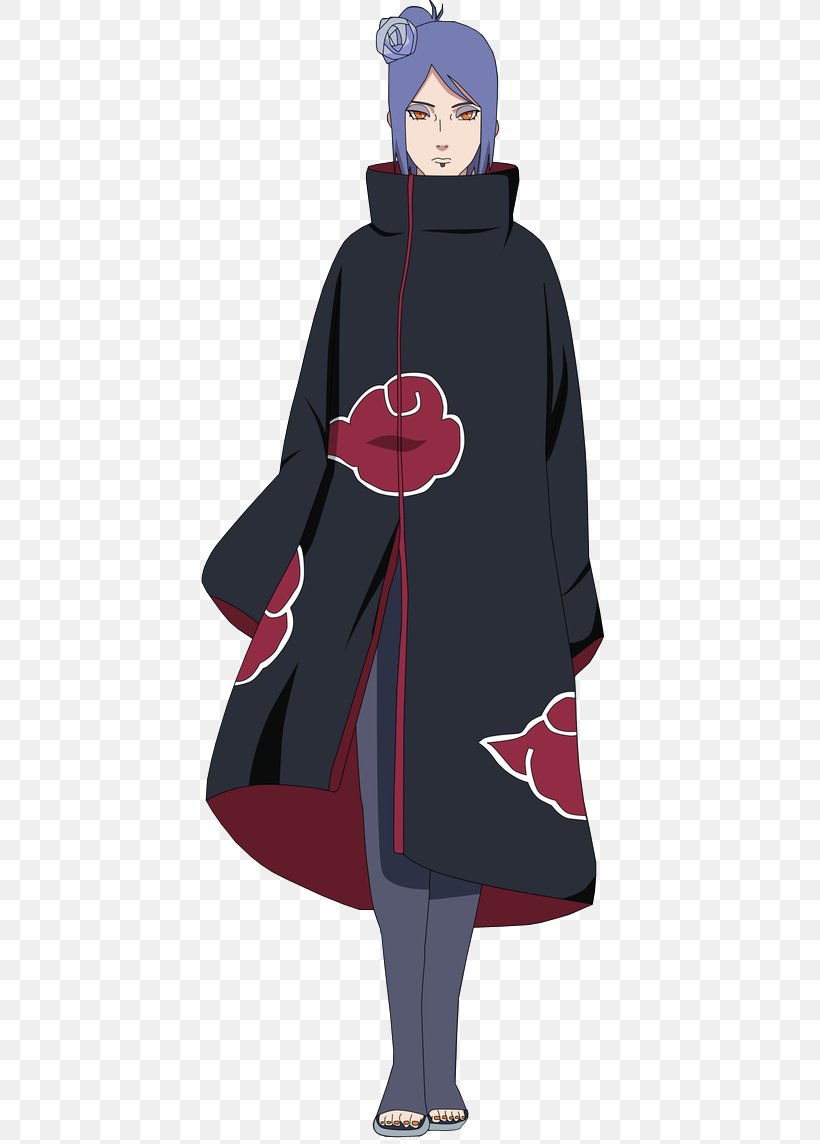 Konan Sasori Sasuke Uchiha Naruto Shippūden Pain, PNG, 427x1144px, Konan, Akatsuki, Character, Clothing, Costume Download Free