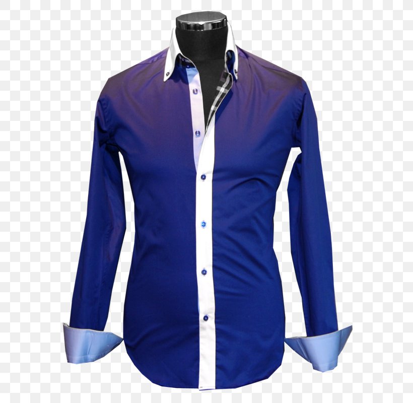 Blouse Dress Shirt, PNG, 642x800px, Blouse, Blue, Button, Cobalt Blue, Collar Download Free
