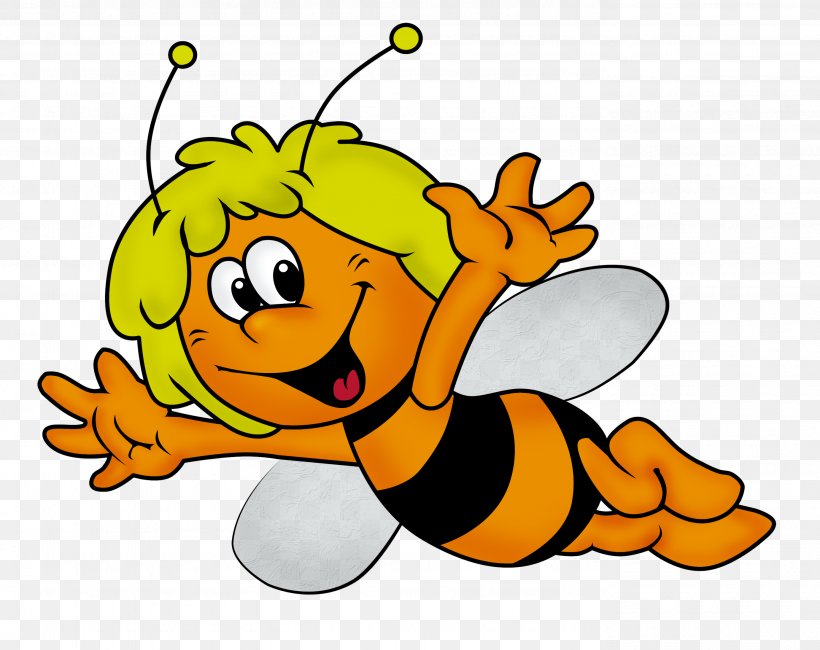 Maya The Bee Honey Bee Clip Art, PNG, 2764x2192px, Maya The Bee, Art, Bee, Bumblebee, Cartoon Download Free