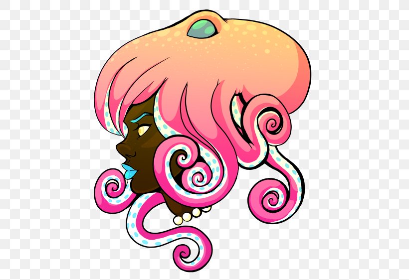 Octopus Art Clip Art, PNG, 500x562px, Watercolor, Cartoon, Flower, Frame, Heart Download Free