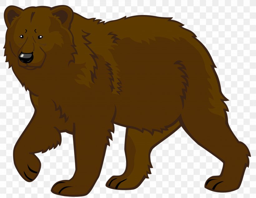 American Black Bear Brown Bear Polar Bear Clip Art, PNG, 4000x3097px, Watercolor, Cartoon, Flower, Frame, Heart Download Free