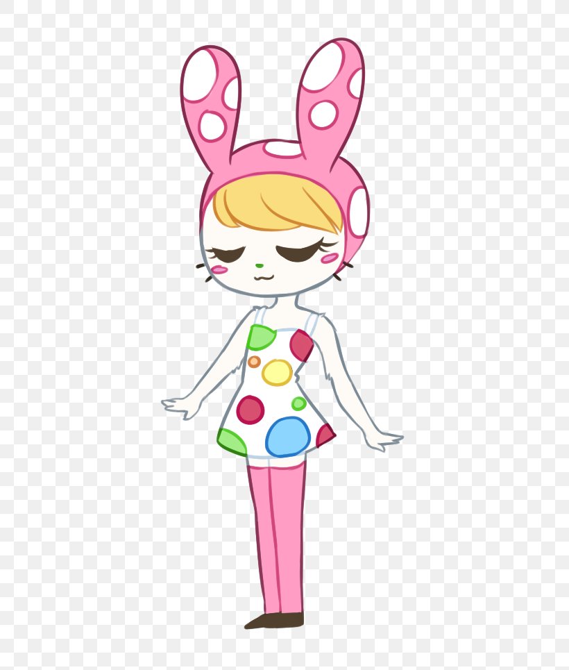 Animal Crossing: New Leaf Art Easter Bunny, PNG, 527x965px, Watercolor, Cartoon, Flower, Frame, Heart Download Free