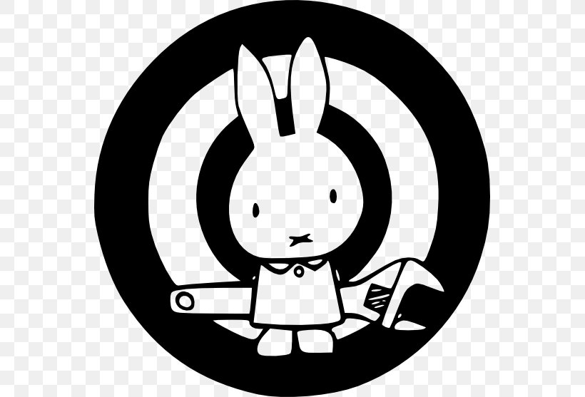 Miffy Rabbit Direct Action Clip Art, PNG, 555x557px, Miffy, Activism, Black And White, Cartoon, Direct Action Download Free