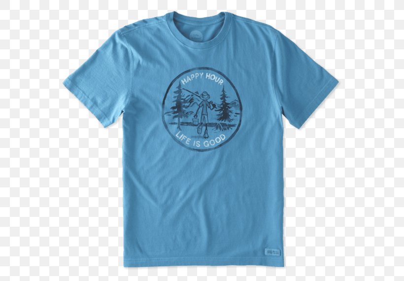 T-shirt Happy Trails Colorado Clothing Fashion, PNG, 570x570px, Tshirt, Active Shirt, Aqua, Blue, Brand Download Free