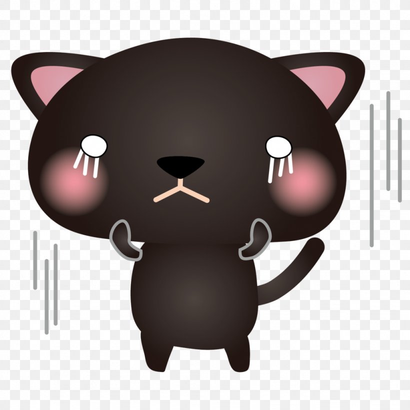 Whiskers Black Cat Clip Art, PNG, 1024x1024px, Whiskers, Black, Black Cat, Carnivoran, Cat Download Free
