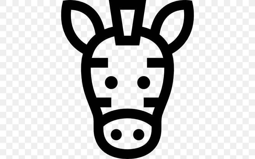 Zebra Clip Art, PNG, 512x512px, Zebra, Black, Black And White, Head, Headgear Download Free