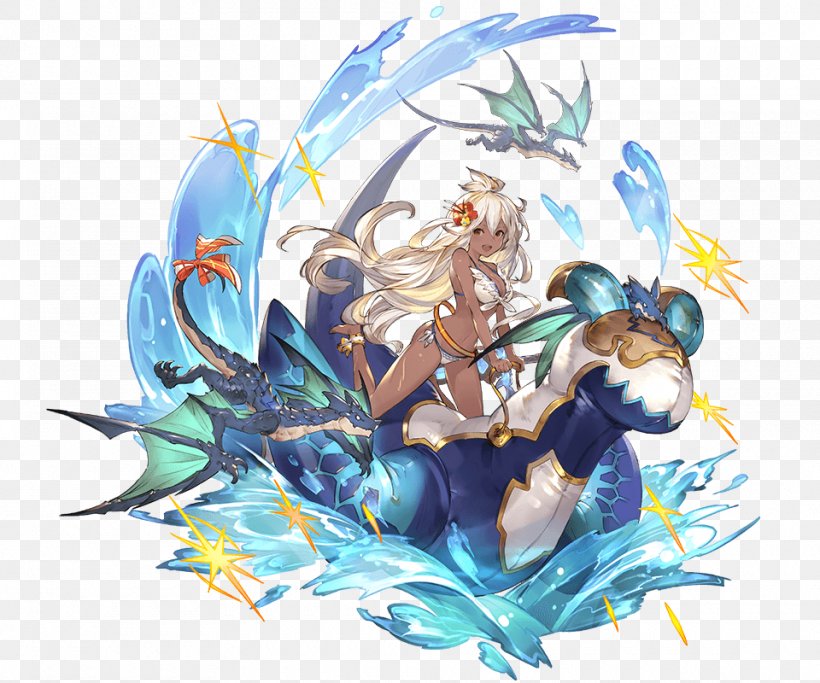Granblue Fantasy Video Game Android Computer Software, PNG, 960x800px, Watercolor, Cartoon, Flower, Frame, Heart Download Free