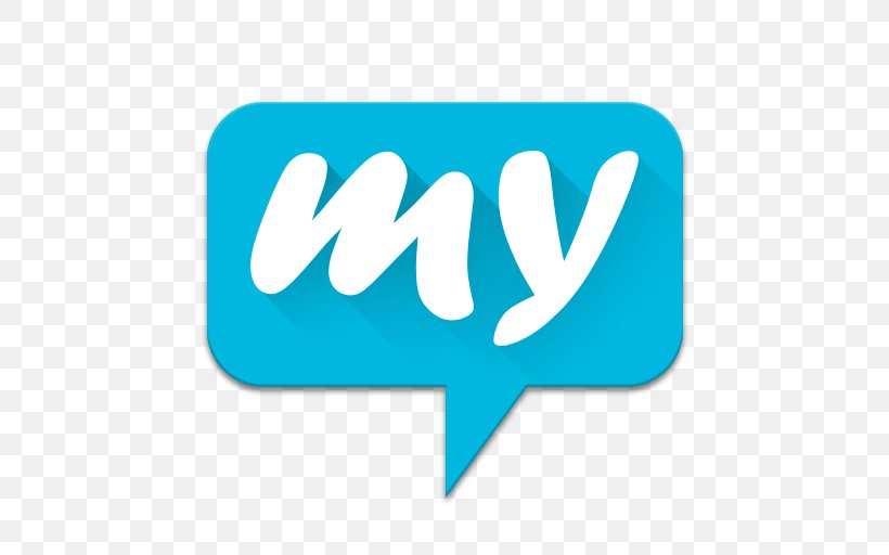 Mysms Text Messaging Android Cafe Bazaar LINE, PNG, 512x512px, Mysms, Android, Aqua, Blue, Brand Download Free