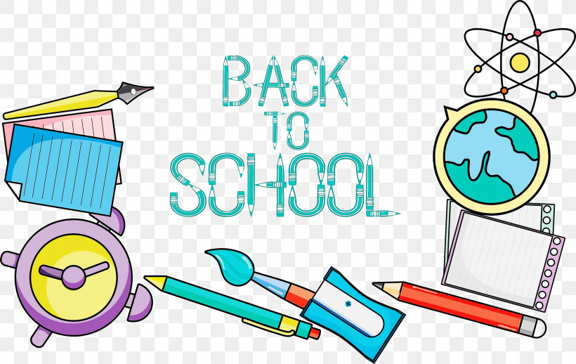 Back To School Banner Back To School Background, PNG, 3000x1897px, Back To School Banner, Back To School Background, Cartoon, Education, Entertainment Download Free