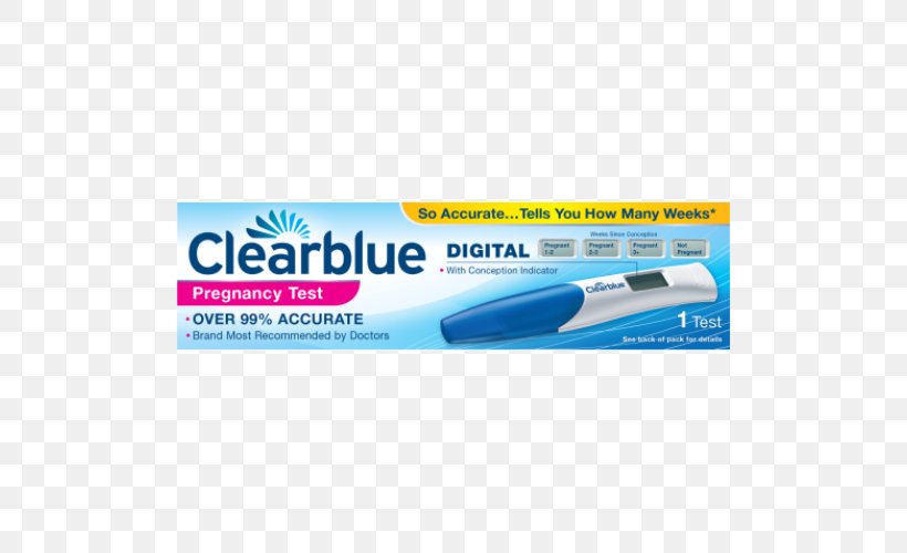 Clearblue Digital Pregnancy Test With Conception Indicator, PNG, 500x500px, Clearblue, Clearblue Plus Pregnancy Test, Clearblue Pregnancy Tests, Family Planning, Fertilisation Download Free