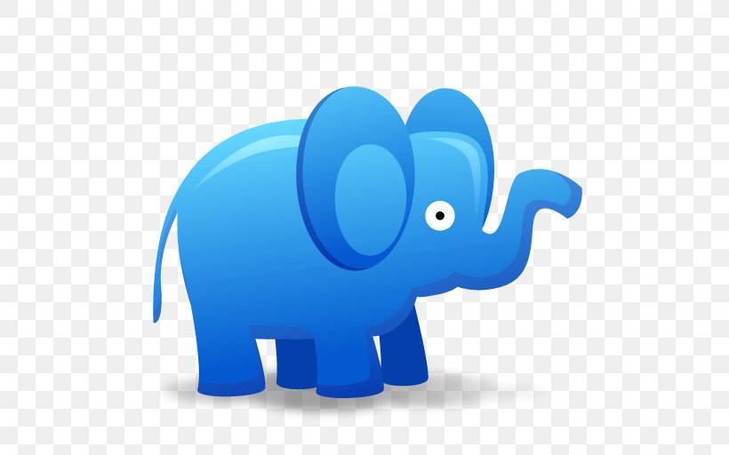 Elephant Clip Art, PNG, 512x512px, Elephant, African Elephant, Apple Icon Image Format, Blue, Bmp File Format Download Free