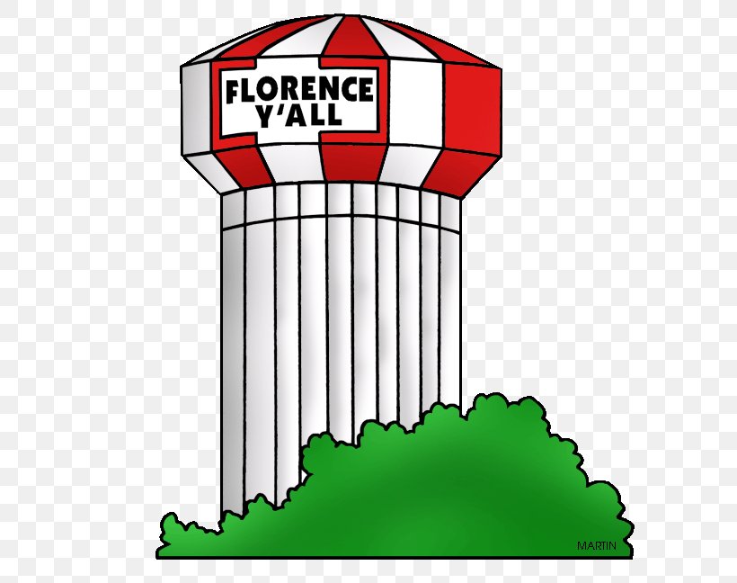 Florence Y'all Water Tower Landmark Clip Art, PNG, 624x648px, Landmark, Area, Eiffel Tower, Florence, Kentucky Download Free