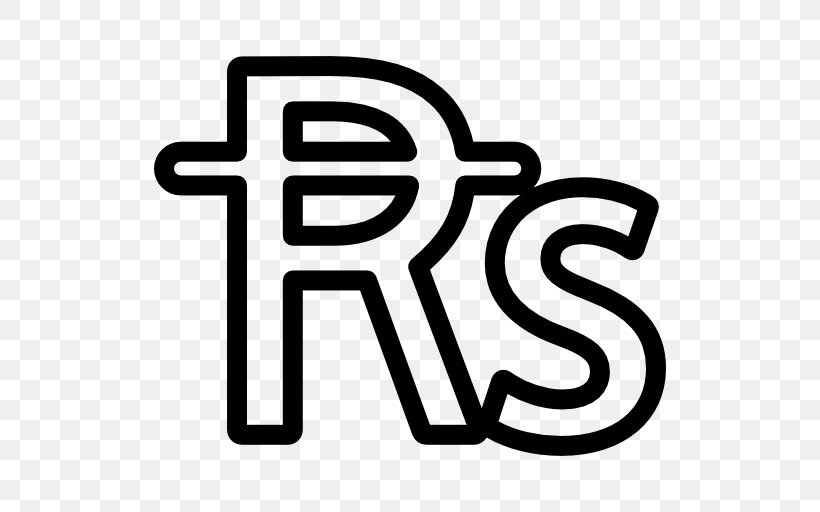 Indian Rupee Sign Currency Symbol Mauritian Rupee, PNG, 512x512px, Indian Rupee Sign, Area, Black And White, Brand, Currency Download Free