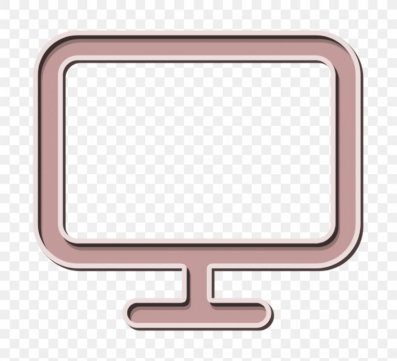 Monitor Icon, PNG, 1138x1036px, Monitor Icon, Line, Material Property, Rectangle, Square Download Free