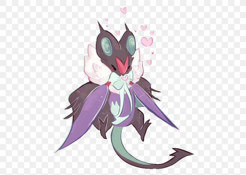 Noivern Pokémon Art Pikachu, PNG, 500x583px, Watercolor, Cartoon, Flower, Frame, Heart Download Free