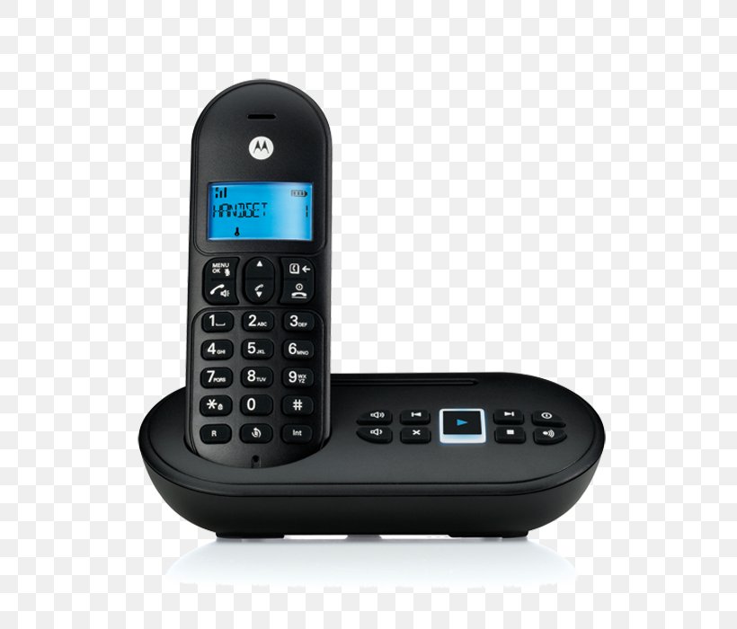 Digital Enhanced Cordless Telecommunications Cordless Telephone Motorola Home & Business Phones, PNG, 700x700px, Cordless Telephone, Answering Machine, Answering Machines, Caller Id, Cellular Network Download Free
