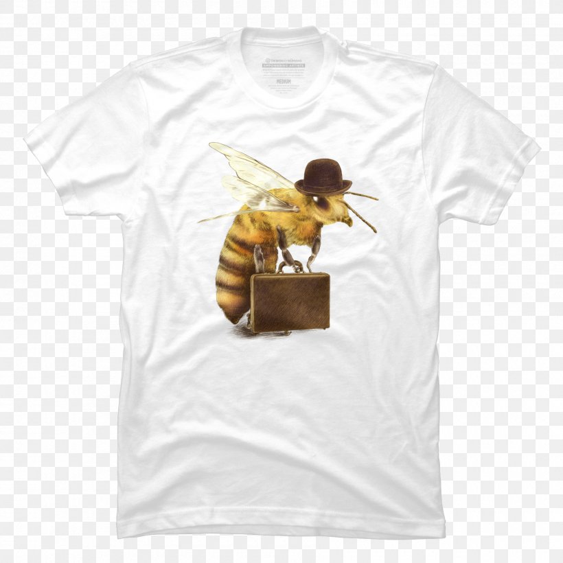 Worker Bee T-shirt Bag Greeting & Note Cards, PNG, 1800x1800px, Bee, Bag, Beehive, Brand, Canvas Print Download Free