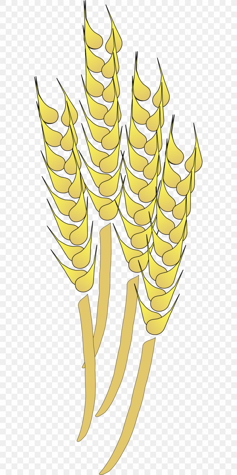 Clip Art Vector Graphics Wheat Image, PNG, 960x1920px, Wheat, Botany, Cereal, Flower, Food Grain Download Free