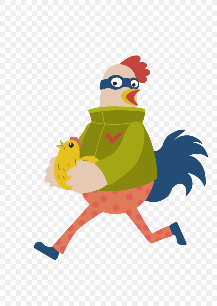 Illustration Chicken Ducks, Geese & Swans Ducks, Geese And Swans Creative Work, PNG, 2480x3508px, Chicken, Art, Beak, Bird, Cartoon Download Free