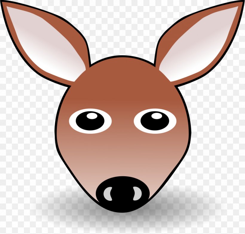 Kangaroo Head Face Clip Art, PNG, 900x859px, Face, Cartoon, Deer, Drawing,  Free Content Download Free
