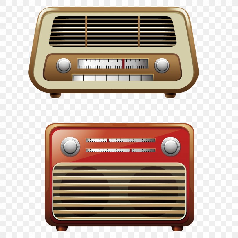 Radio FM Broadcasting Illustration, PNG, 1200x1200px, Radio, Antique Radio, Communication Device, Electronic Device, Fm Broadcasting Download Free