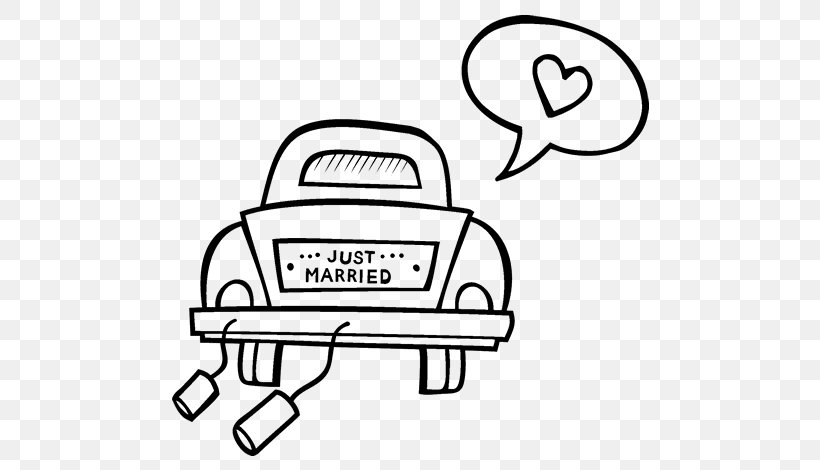 Car Coloring Book Marriage Drawing Wedding, PNG, 600x470px, Car, Area, Automotive Design, Black And White, Brand Download Free