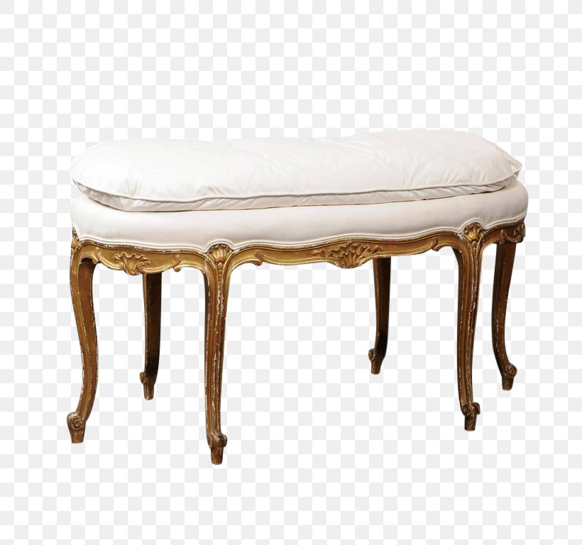 Table Louis Quinze Louis XIII Style Bench Furniture, PNG, 768x768px, 20th Century, Table, Bench, Cushion, Furniture Download Free