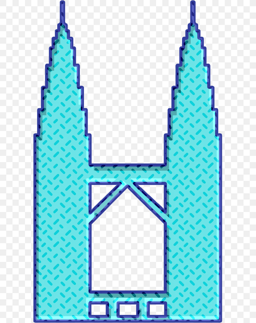 Petronas Twin Towers Icon Monuments Icon Malaysia Icon, PNG, 606x1036px, Monuments Icon, Geometry, Line, Malaysia Icon, Mathematics Download Free