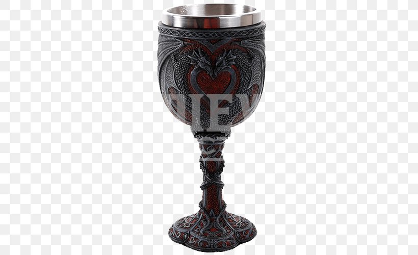 Chalice Wine Glass Wicca Dragon Cup, PNG, 500x500px, Chalice, Altar, Champagne Stemware, Cup, Dragon Download Free