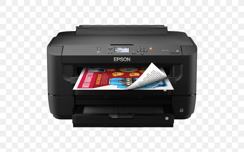 Epson WorkForce WF-7210 Multi-function Printer Inkjet Printing, PNG, 512x512px, Printer, Electronic Device, Electronics, Epson Workforce Wf7610, Epson Workforce Wf7620 Download Free