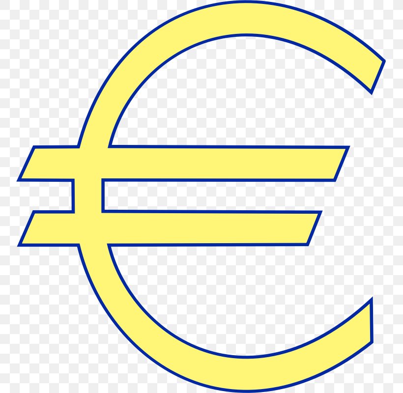 Euro Sign Currency Symbol Clip Art, PNG, 800x800px, 1 Euro Coin, 5 Euro Note, Euro Sign, Area, Bank Download Free